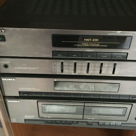 Vintage Sony stereo system