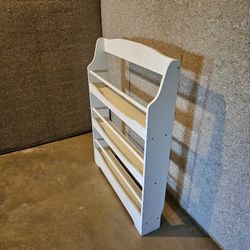 IKEA Wooden bookshelf/magazine rack (3 Tier) - White