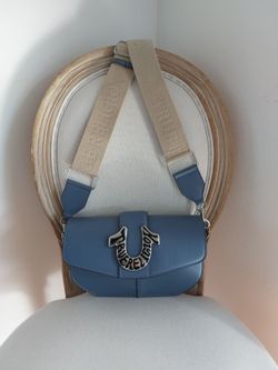 True Religion Blue Crossbody Bag