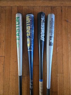 Lot of 4 Baseball Bats – Easton, Powerstar, Powerhouse