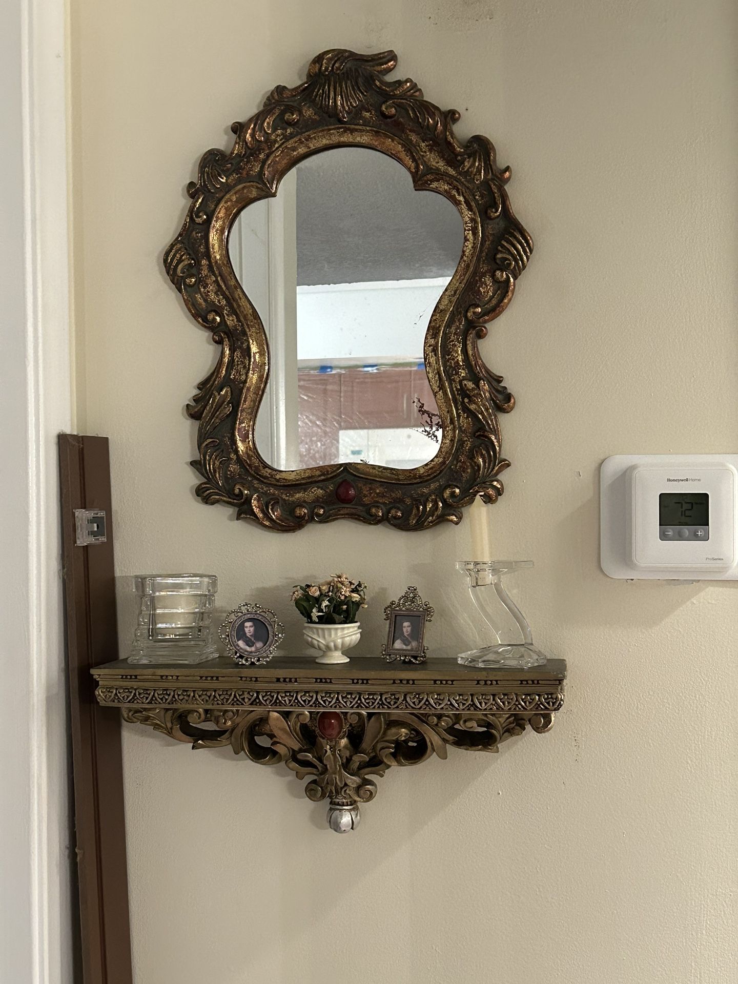 Free Mirror And Shelf