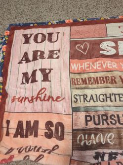 To my sister blanket