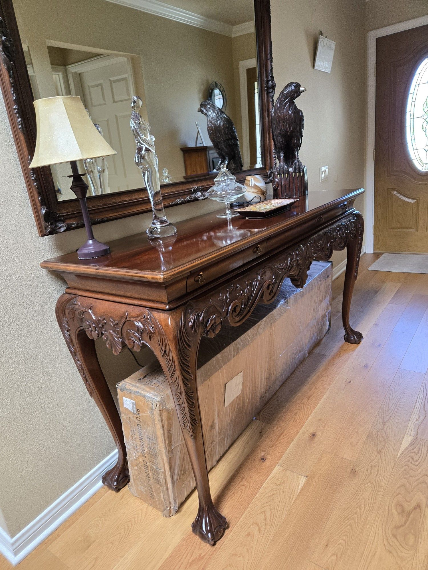 Beautiful Wood Entry Table