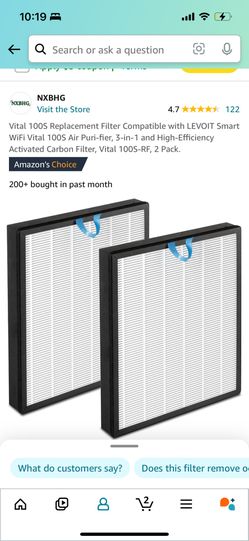 Two For $10 Vital 100S Replacement Filter