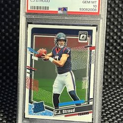 💣 2023 CJ Stroud Rated ROOKIE PSA 10 !!🔥