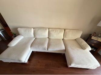U-shaped sofa