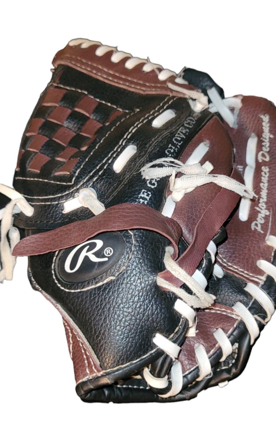 Rawlings PL90BK Players Series LHT Glove 9" Inch Youth Baseball T-Ball