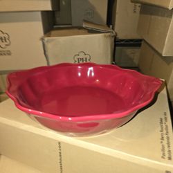 Molde Redondo De Princess House Nuevo Pavillion Color Vino 