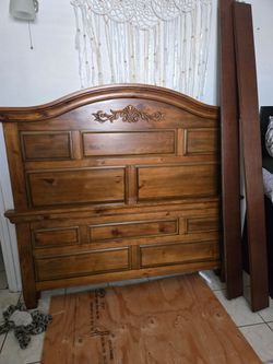 Wooden Bed Headboard