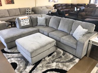 Grey sectional