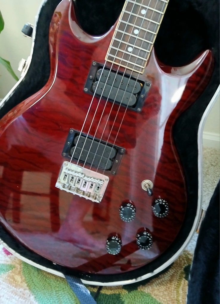 Ibanez Double Cut Electric Guitar & SKB Case