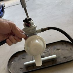 Dual Propane Tank Regulator And Mounting Tray For Trailer Tongue