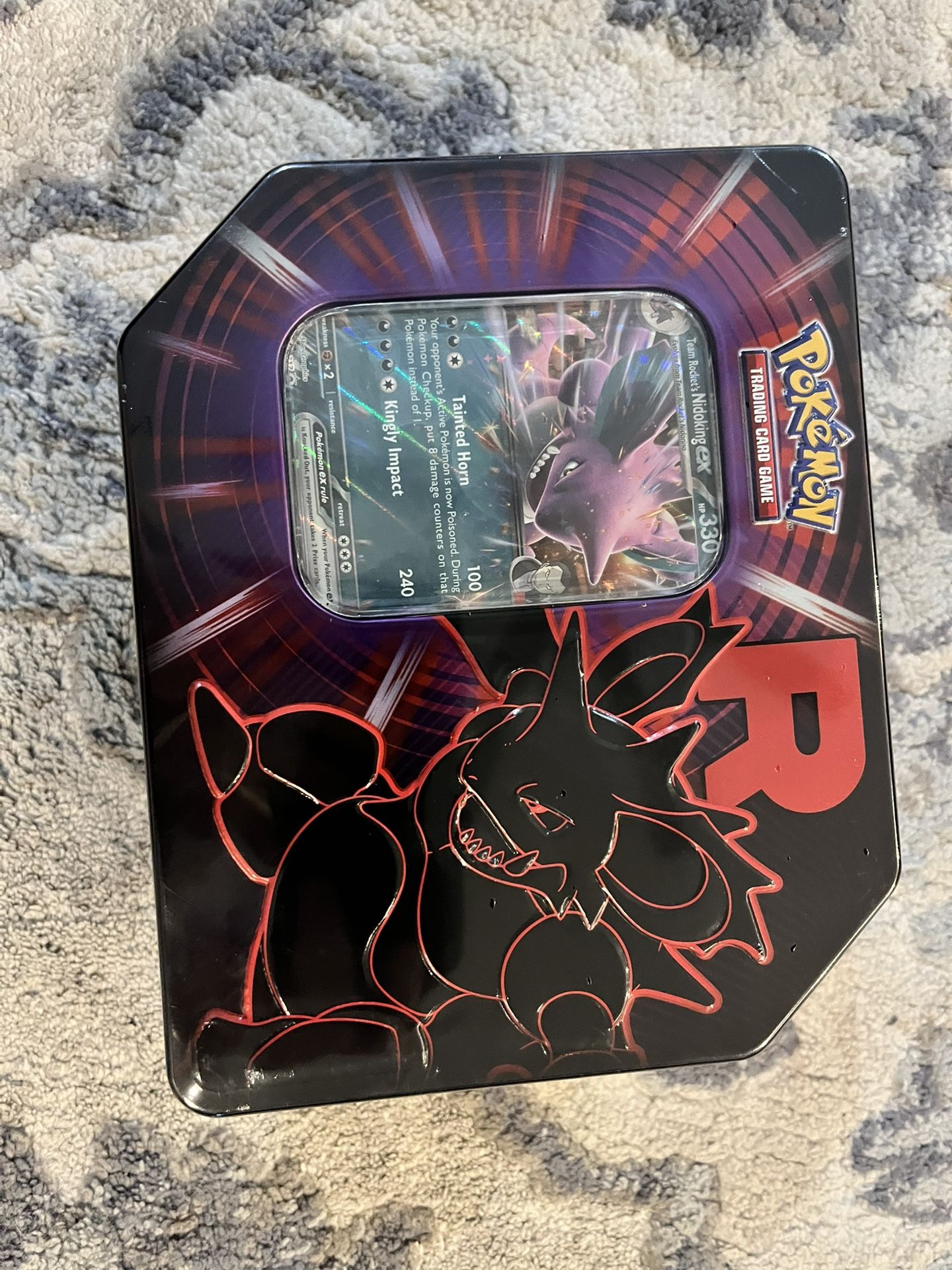 Team Rocket Nidoking Pokemon Tin