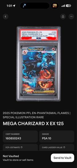 Mega charizard psa 10