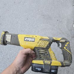 Ryobi Sawzall Reciprocating Saw & Battery