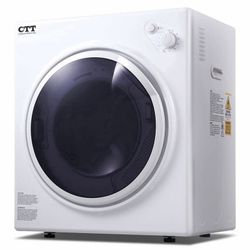 New-CTT 1500W Portable Clothes Dryer 3.5 cu.ft, 110V Portable Dryers for Laundry with 4 Drying Mode, Apartments, RVs, Dorms