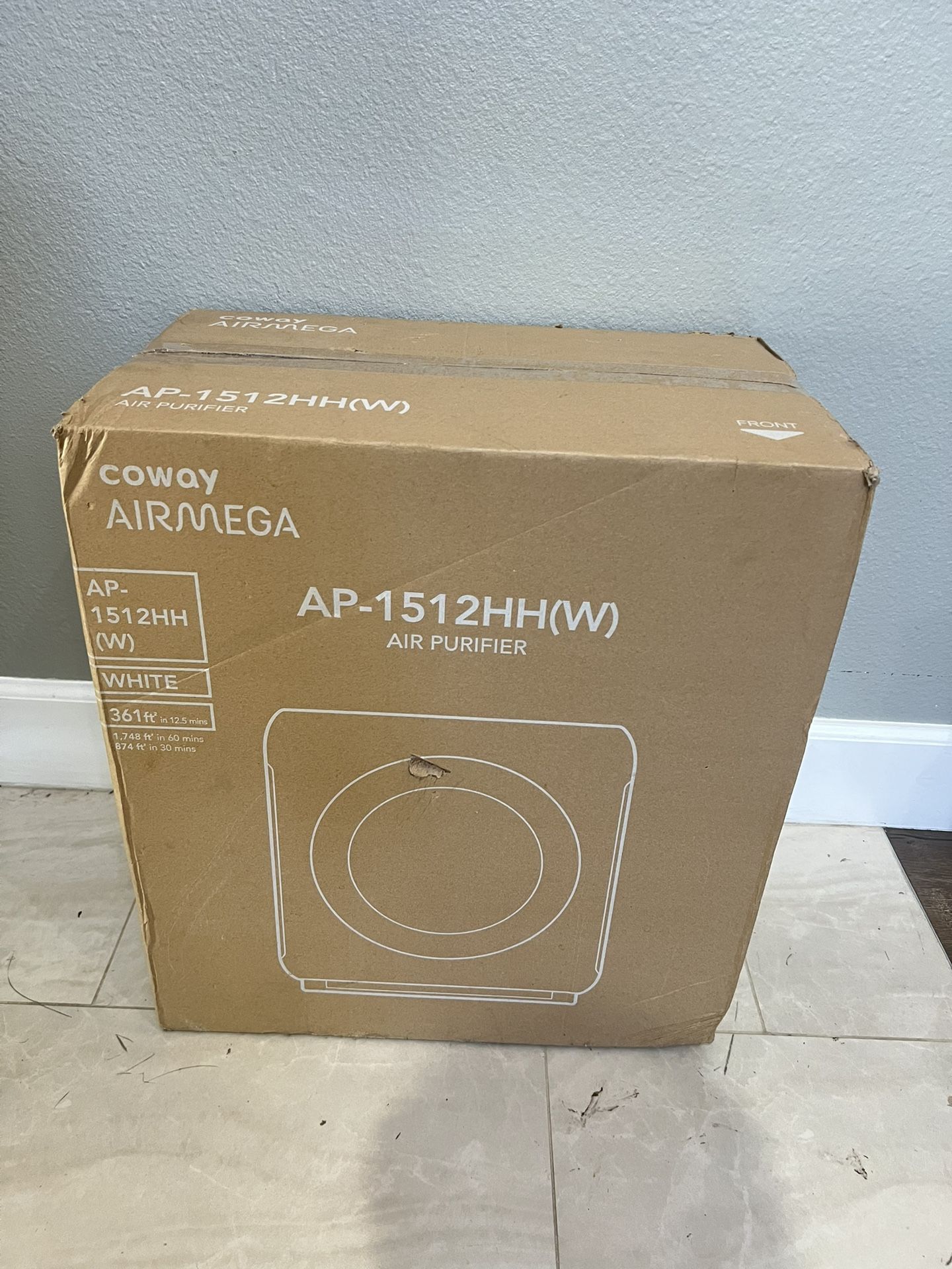Brand New Sealed Coway Airmega AP-1512HH(W) Air Purifier True Hepa