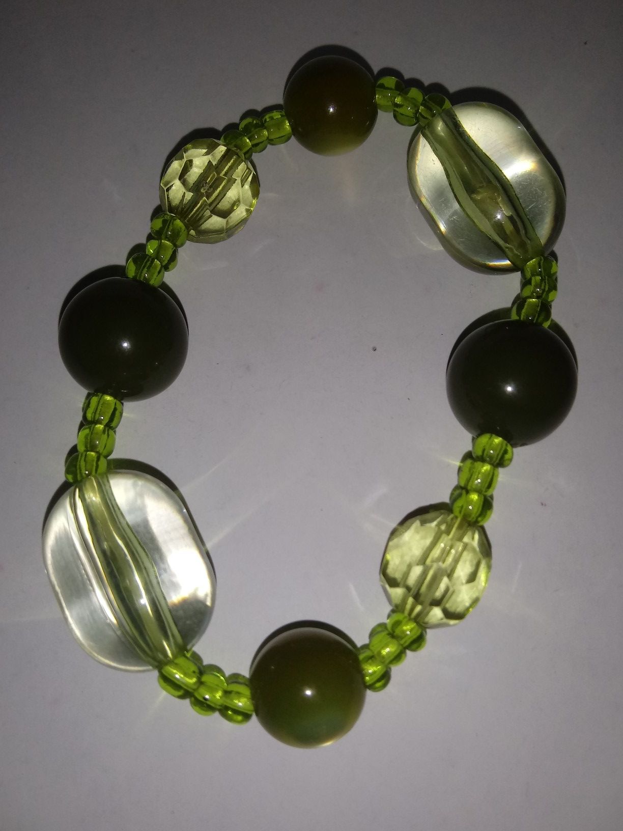 Free Green stretchy bracelet