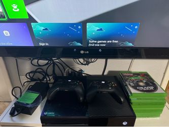 Xbox one console and games