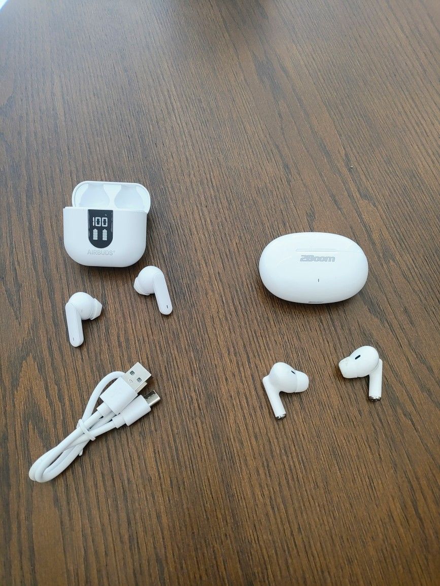 2 Set's Of Bluetooth Earbuds..New...Not Air Pods