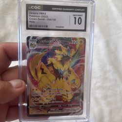 Pokemon Zeraora vmax holo gem mint new