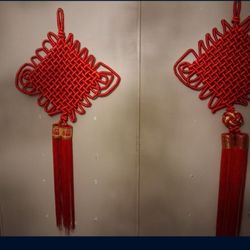 Two pieces of Chinese decoration