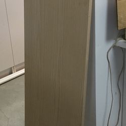 Melamine Shelf Scrap 60-3/4” x 15-1/4”, Natural Oak Color