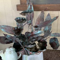 Vintage Copper fountain With Patina