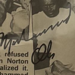 Muhammed Ali Autograph 