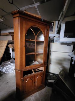Antiqe Corner Cabinet Hard Wood