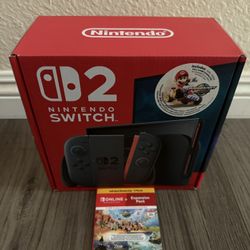 Nintendo Switch 2 + Mario Kart + NSO 12Month Expansion