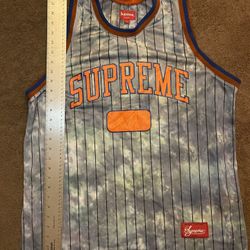 Supreme Dyed Basketball Jersey Sz L