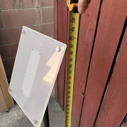 Pedestal Sign Holder/ Clear acrylic sign frame