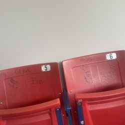 Autographed Giants Seats 