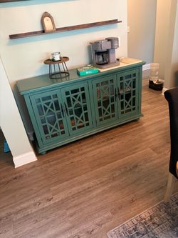 Teal Sideboard Cabinet