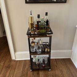 Mini Bar Cart