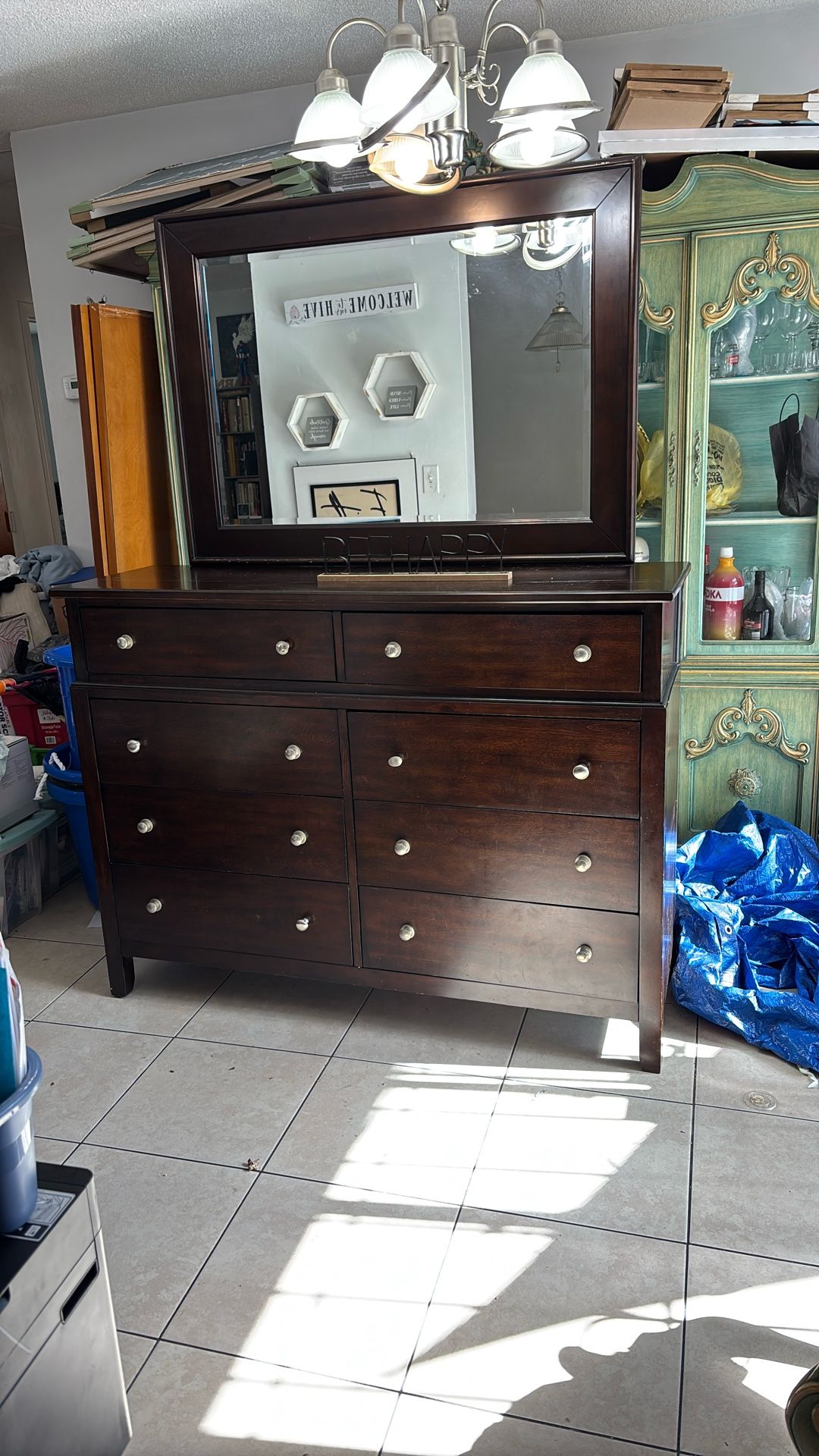 8 Drawer dresser with mirror Pending