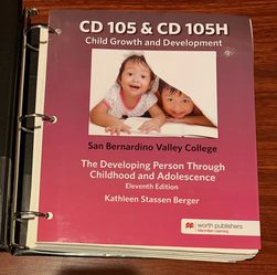 CD 105 &105H Valley College Text book