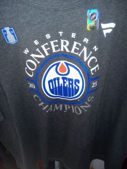Brand New 2025 Edmonton OILERS Conference Champions T-shirt