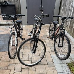 Two Schwinn  One Diamondback Bikes