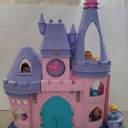 Disney Princess Fisher Price Little People Musical Songs Palace Castle and Figues