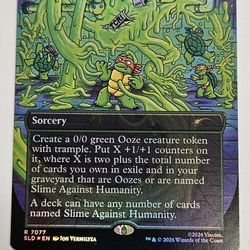 Slime Against Humanity Secret Lair TMNT Holo