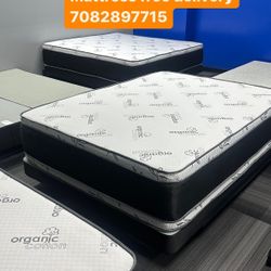 Huge sale for Mattress And Box Twin size mattress and box 150.$ full 190$ Queen 200$ king 290$. Mattress And Box and frame and headboard. King 580$ Qu