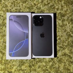 iPhone 16 Pro Max | 256GB | Black Titanium | Factory Unlocked