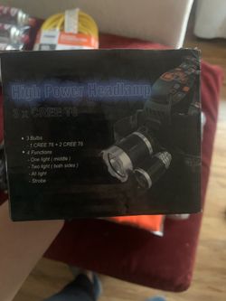 Headlamp rechargeable