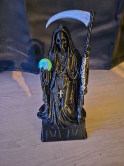 Grim Reaper Santa Muerte 3D Printed Figurine