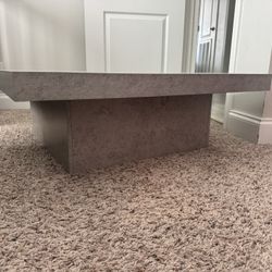 Faux Concrete Coffee Table 