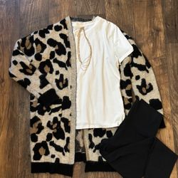 Leopard Cozy Cardigan 