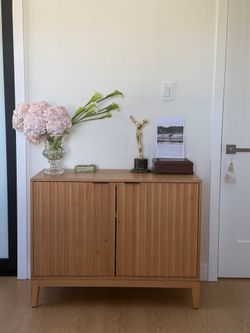 Mid-Century Modern Wood Cabinet Sideboard