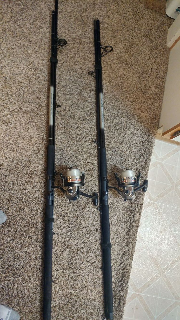 2 Ocean/ sturgeon 10 foot graphite composite Master Spectra rod Mod.#3215GR  for Sale in Tualatin, OR - OfferUp